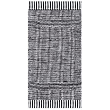 Safavieh 6 x 6 ft. Montauk Contemporary Square Rug, Charcoal & Black MTK620H-6SQ